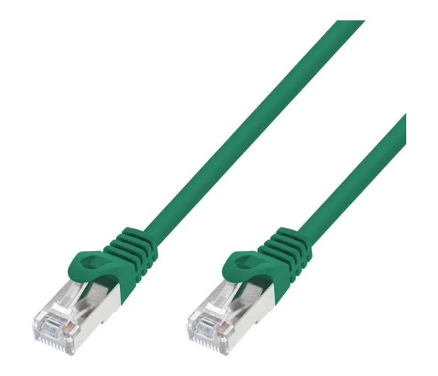 ExtraLink Kat.7 S/FTP 20m 20G Zielony Patchcord LAN miedź skrętka - 1543915 - zdjęcie